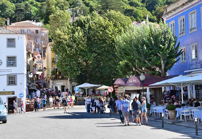 Il centro di Sintra è praticamente privo di ristoranti dai prezzi convenienti