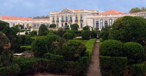 Queluz Palace french gardens