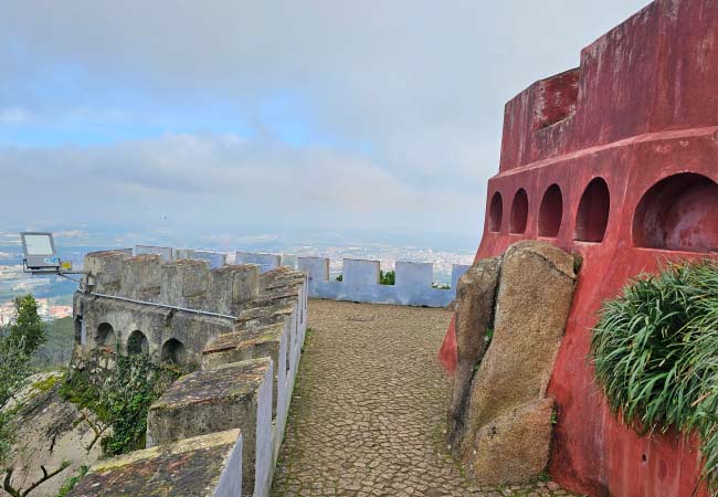 The Caminho de Ronda Palacio da Pena