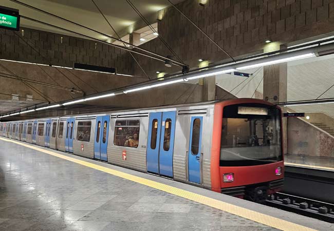 Lisbon metro U-Bahn