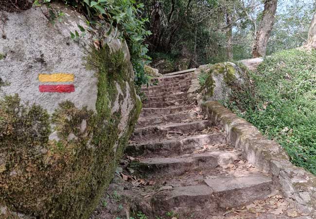 Sintra hike Caminho de Santa María