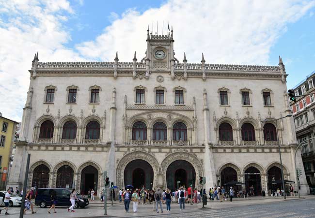 la gare du Rossio Lisbonne