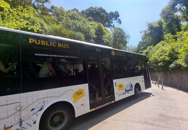 434 Bus en carreteras empinadas a Palácio
