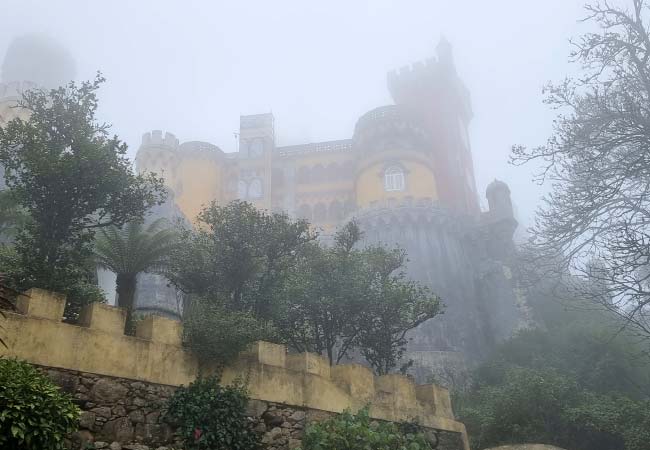Fog can linger in Sintra
